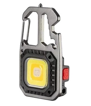 Ліхтар W5138 MULTIFUNCTIONAL COB ULTRA з карабіном (чорний)