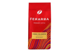 Кофе Ferarra Crema Ирландский в зернах с ароматом ирландских сливок 1 кг.