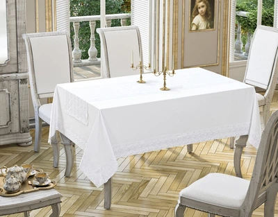 Скатерть Тabe. Joie Collection White-160х220 см