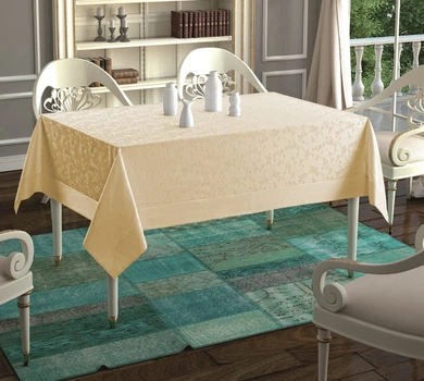 Скатерть Jackline. Flower Cappucino 9952-7-160х220 см