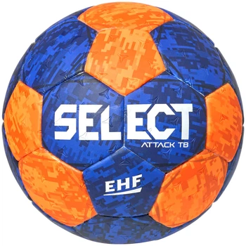 М'яч гандбольний SELECT HB Attack TB v22 синій, помаранчевий Уні 1