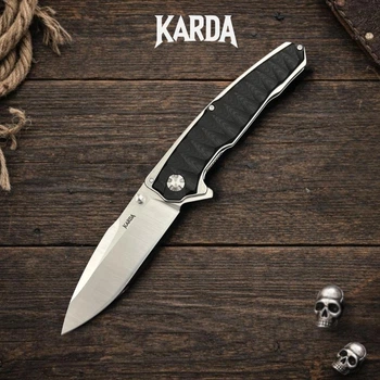 Ніж складний Karda J198 Shark black