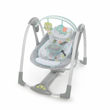 Дитячий шезлонг-гойдалка Ingenuity Swing'n Go Hugs & Hoots, 074451102477