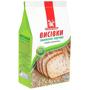 Отруби Сто пудов пшеничные 300 г