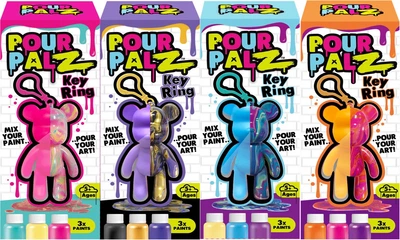 Набор для творчества Toymonster Pour Palz Флюид Арт Брелок Мишка S3 (GS-G88822)