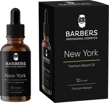 Масло для бороды Barbers New York 30 мл (4823109403468)
