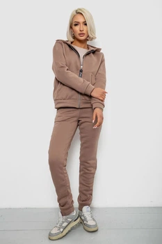 Спортивный костюм женский на флисе мокко 257R86 Ager XL
