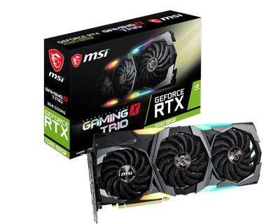 Відеокарта GeForce RTX 2080 Super 8GB MSI Gaming X Trio (RTX 2080 SUPER GAMING X TRIO) Б/В