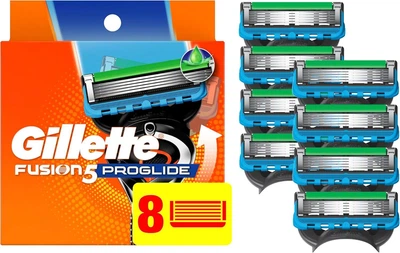Сменные картриджи для бритья (лезвия) кассети мужские Gillette Fusion 5 ProGlide Power, 8 шт США