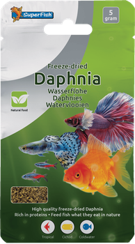 Корм SF FREEZE DRIED DAPHNIA 5 GRAM (A3040005) сублімована дафнія для риб
