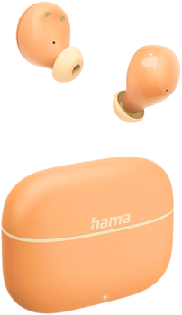Słuchawki Hama True Wireless Freedom Buddy II Orange (4047443537195)