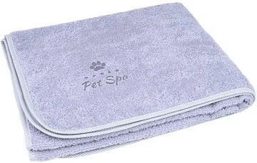 Ręcznik kąpielowy dla psów Amiplay dla psa Pet Spa XS Szary (5907563272859)