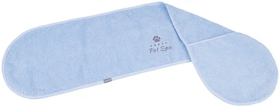 Ręcznik kąpielowy dla psów Amiplay Pet Spa z kieszenią M Niebieski (5907563273016)