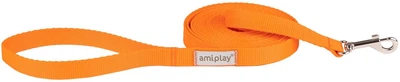 Тренувальний повідець для собак Amiplay Samba M 5 м Помаранчевий (5907563301764)