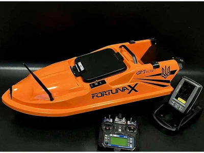 Короповий кораблик для прикормки Fortuna - X з ехолотом Toslon TF520 та GPS автопілотом