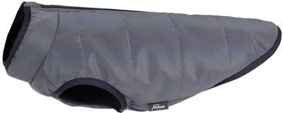 Райдужна куртка для собак Amiplay Petrol 55 см Сіра (5907563317031)