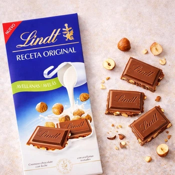 Шоколад молочний Lindt з лісовими горіхами 100 г