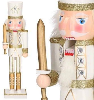 Figurka Springos CA0816 dziadek do orzechów z mieczem 38 cm (5907719424309)