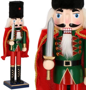 Figurka Springos CA0911 dziadek do orzechów z peleryną 38 cm (5907719427782)