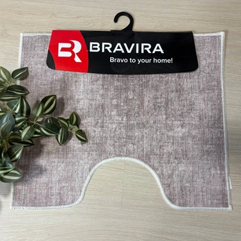 Коврик под унитаз TM Bravira серия Digital Velvet 50х60см G113 BR-G113_50x60_U