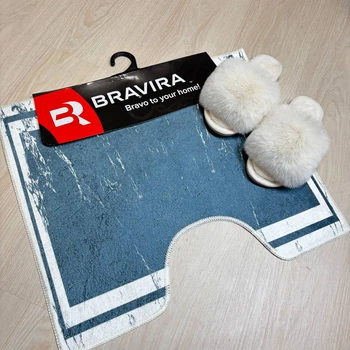 Коврик под унитаз Bravira серия Digital Velvet 50х60см A141 BR-A141_50x60_U