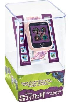Zegarek interaktywny Kids Licensing Smartwatch 10 funkcji Stitch LAS4088 (8435507892414)