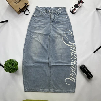 Джинси jeans rap штани pants baggy y2k sk8 Blue L