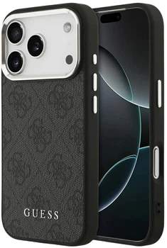Панель Guess 4G Classic Logo MagSafe для Apple iPhone 17 Pro Black (3666339518738)