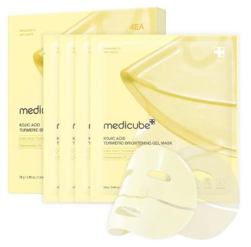 Маска для обличчя Medicube Brightening Gold Jelly освітлююча 4 шт (8800256114603)