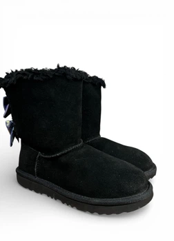 Угги UGG Kids Bailey Bow Iridescent (s/n 1153634K), Черный, Размер 36 (US 4), 22 см