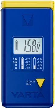 Цифровой тестер LCD цифровой тестер батареек VARTA 000342099