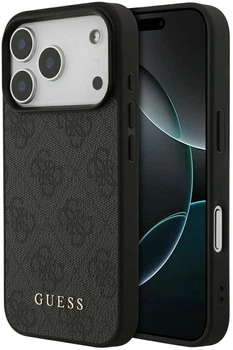 Панель Guess 4G Classic для Apple iPhone 17 Pro Black (3666339556204)