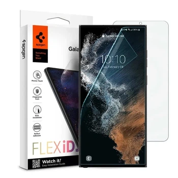 Пленка защитная Spigen Screen Protector FlexiD Solid для Samsung Galaxy S22 Ultra S908 AFL04143 (1шт. в комплекте)