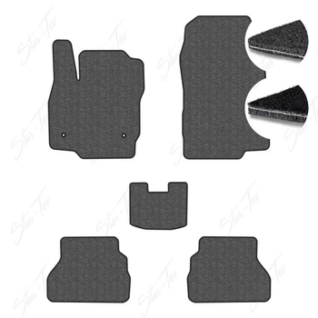 Комплект ковриков в салон Star-Tex на Ford B-Max (2012 - 2017) текстиль/VAG Графит + Черный