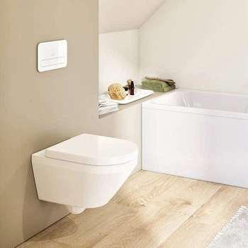 Унітаз підвісний Villeroy&Boch Omnia Architectura 4694CL01 з кришкою 98M9C101 Soft-close, TwistFlush, білий