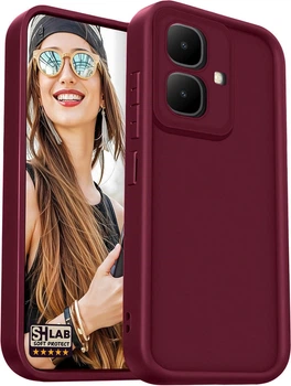 Матовий силіконовий чохол SHLab SoftProtect Infinix Smart 10 Wine (43500-42)