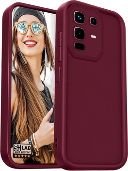 Матовый силиконовый чехол SHLab SoftProtect Infinix Note 50 Wine (43504-42)