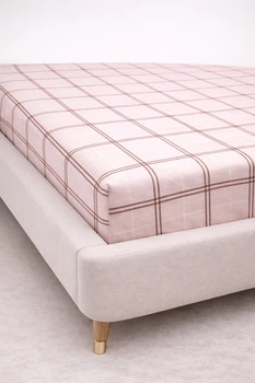 Простыня на резинке по периметру Ecotton SB-MO3111/3 Pink Фланель 140х200 см (25570_000)