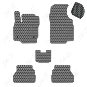 Комплект ковриков в салон Star-Tex на Ford B-Max (2012 - 2017) EVA/Сота малая Серый