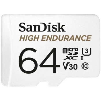 Карта памяти SanDisk 64GB microSDXC class 10 UHS-I U3 V30 High Endurance (SDSQQNR-064G-GN6IA) SANDISK SDSQQNR-064G-GN6IA 913115