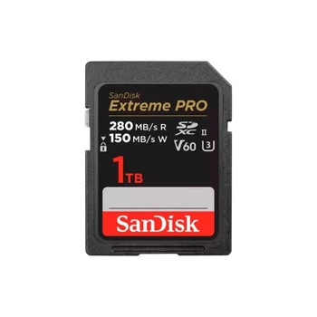 Карта памяти SanDisk 1TB SDXC class 10 UHS-II U3 V60 Extreme Pro (SDSDXEP-1T00-GN4IN) SANDISK SDSDXEP-1T00-GN4IN 913856