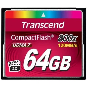 Карта памяти Transcend 64GB 800x (TS64GCF800) Transcend TS64GCF800 912962