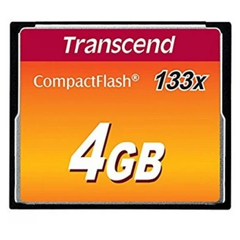 Карта памяти Transcend 4Gb Compact Flash 133x (TS4GCF133) Transcend TS4GCF133 912927