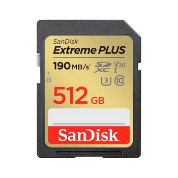Карта памяти SanDisk 512GB SDXC class 10 UHS-I Extreme Plus (SDSDXWV-512G-GNCIN) SANDISK SDSDXWV-512G-GNCIN 913450