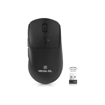 Мышка REAL-EL RM-355W Wireless Black (EL123200054) REAL-EL EL123200054 913306