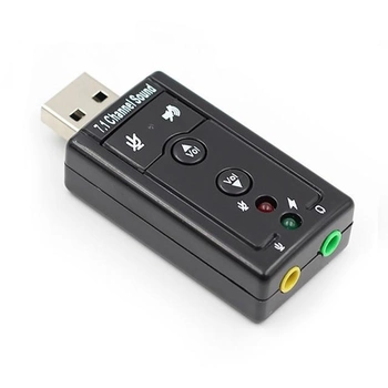 USB внешняя звуковая карта 7.1 LVD 3D Sound card