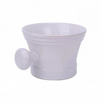 Чаша керамическая с ручкой The Shave Factory Shaving Mug белая