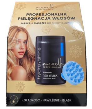 Набір для догляду за бородою Mevelle Professional маска для волосся 900 мл + масажер для шкіри голови (5908450721672)