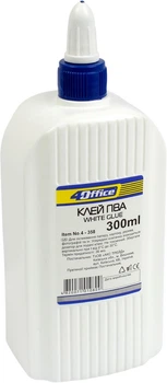 Клей ПВА "4Office" №4-358 300мл ковпачок-дозатор(40)