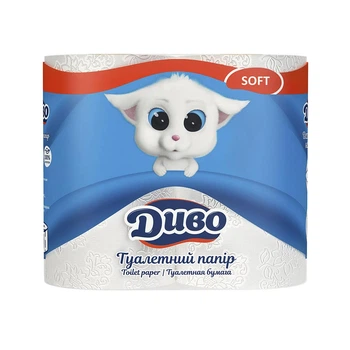 Папір туалетний Диво Soft 4 шт
